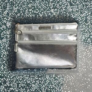 Bebe Silver Clutch Bag 10X7‎
